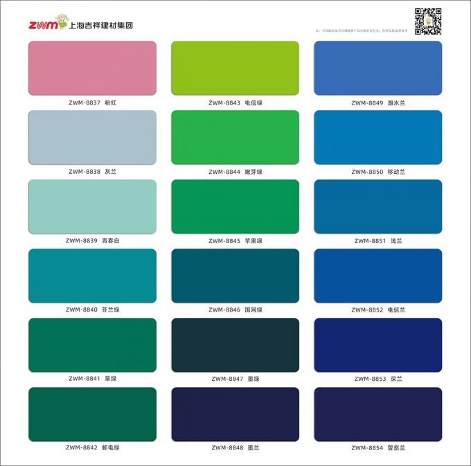 가벼운 무게 ACP 및 다양한 색상 B1 FR PVDF 코팅 건물 및 클래싱을위한 알루미늄 복합판 호텔 하우스 5