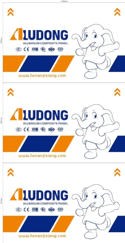 외벽 피복재를 위한 PVDF 코팅 2440 밀리미터와 4 밀리미터 ACP 알루미늄 복합 판넬