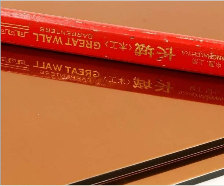 알루미늄 복합 패널 0.04mm 은 거울 마무리 최대 길이 6000mm ISO 인증