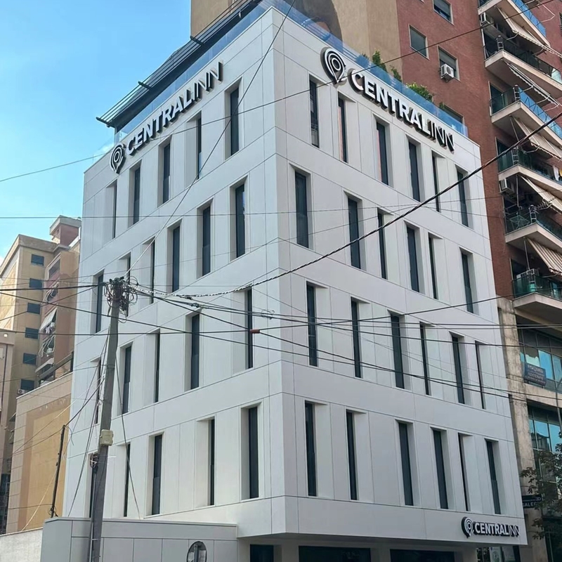 사용자 정의 크기 ACP 알루코본드 도화 알루미늄 복합 패널 커튼 벽 턱을 위해 실내 보호