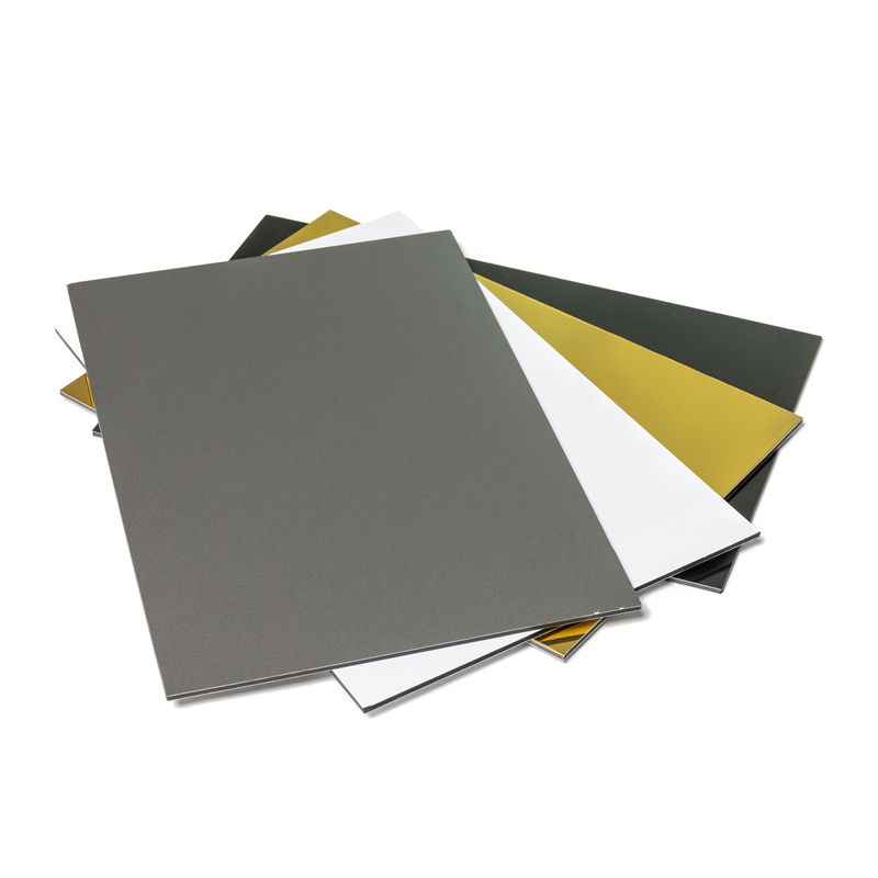 PE PVDF 회색 알루미늄 복합판 acm acp 3mm/4mm/5mm