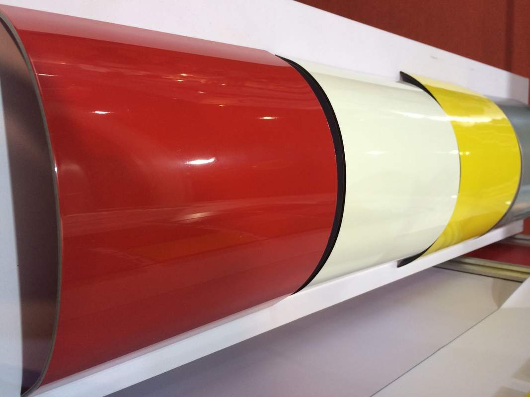 3050mm 길이가 닦은 알루미늄 폴리비닐딘 플루오라이드 패널 부드럽고 내구적인 표면을 위해