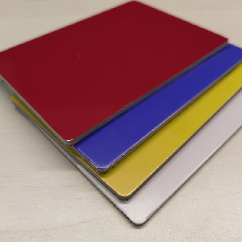 1220*2440*4*0.21mm PVDF 알루미늄 복합판 ACP / Acm 벽판 및 외관 장식용