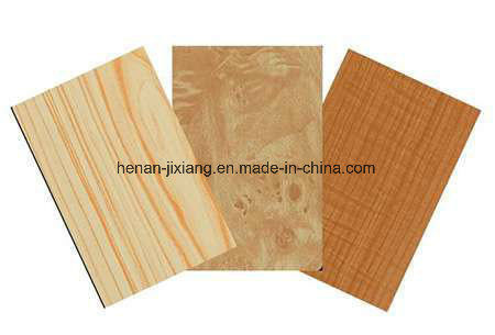 OEM 공장 목재 곡물 ACP 4mm, PVDF 코팅, 외관 내부 벽 덮개를 위한 반 스크래치 표면