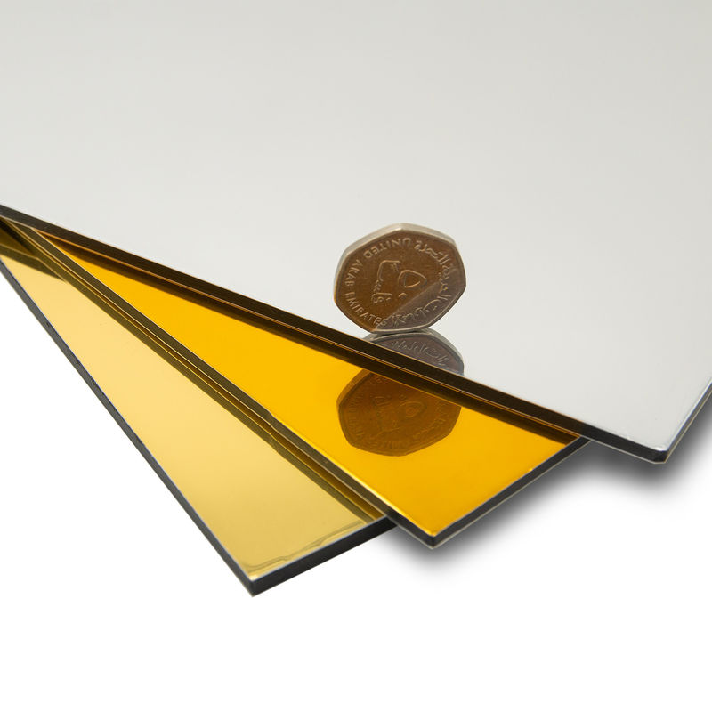 거울 닦은 알루미늄 패널 0.04-0.5mm 폴리에틸렌 코어 30%-70% 광택 1220-2000mm ISO 인증