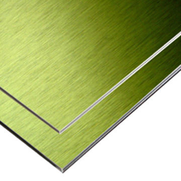 0.03-0.5mm Brushed Finish PVDF 외벽용 알루미늄 패널