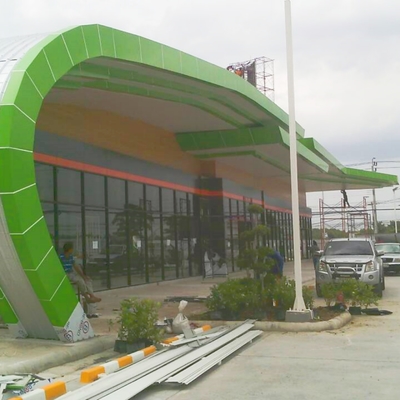 1500*5000*4mm PVDF 알루미늄 복합판 Acm 커튼 벽 및 외관 클레이딩