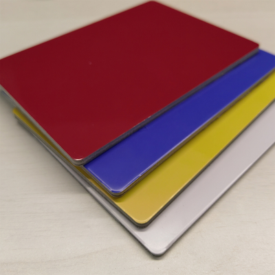 1220*2440*4*0.21mm PVDF 알루미늄 복합판 ACP / Acm 벽판 및 외관 장식용